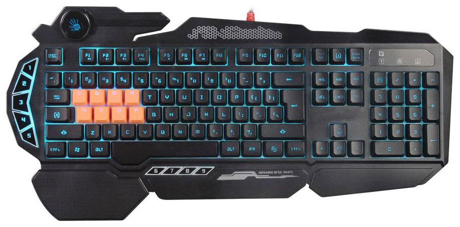 Клавиатура игровая проводная A4Tech Bloody B318 черный Клавиатура игровая проводная A4Tech Bloody B318 черный