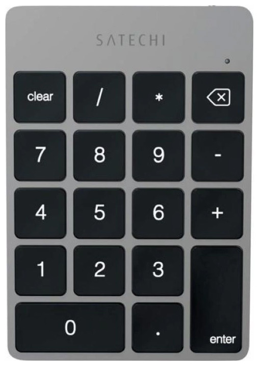 Изображение товара Беспроводная клавиатура Satechi Aluminum Slim Keypad Numpad серый Bluetooth 3.0