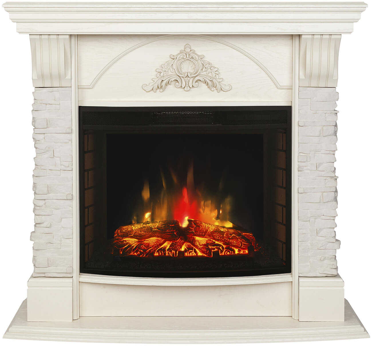 Изображение товара Электрокамин комплект Realflame ATHENA FS25/25 5 WT EVRICA 25 5 с эффектом пламени