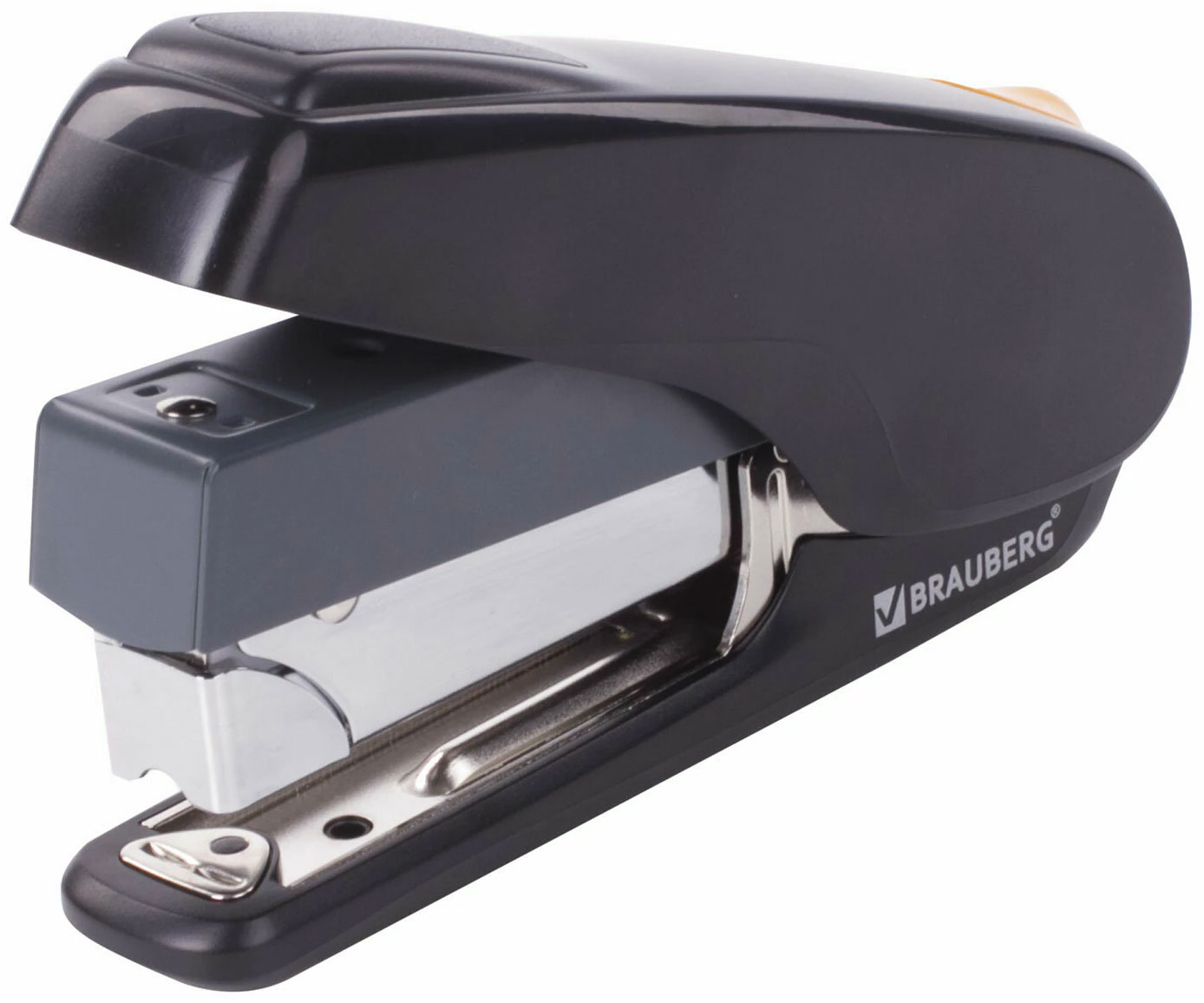 Изображение товара Степлер ручной Brauberg Easy Press энергосберегающий до 40 листов черный