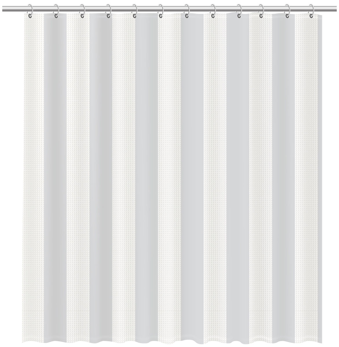 

Шторка для ванной Fixsen Vafel серая (FX-5020K), Рисунок