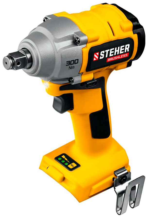 Изображение товара Бесщеточный гайковерт Steher 20В без АКБ в коробке. (CWB-300)