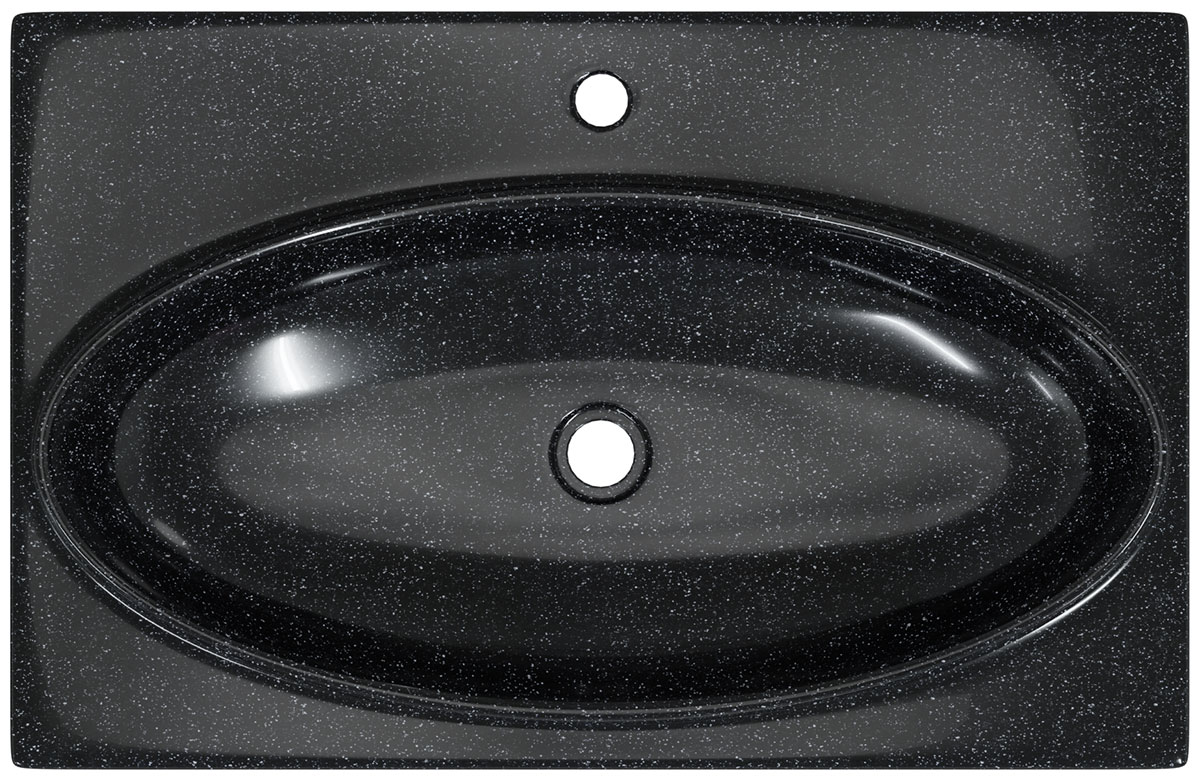 Изображение товара Раковина-столешница СаНта Вега 70, литой мрамор, млечный путь (900144)