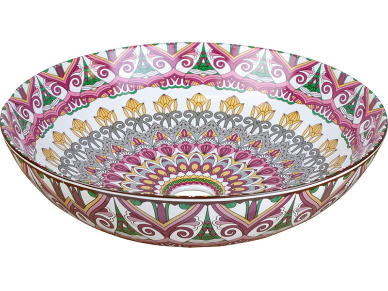 Изображение товара Раковина Bronze de Luxe Nafisa, разноцветная (6008)