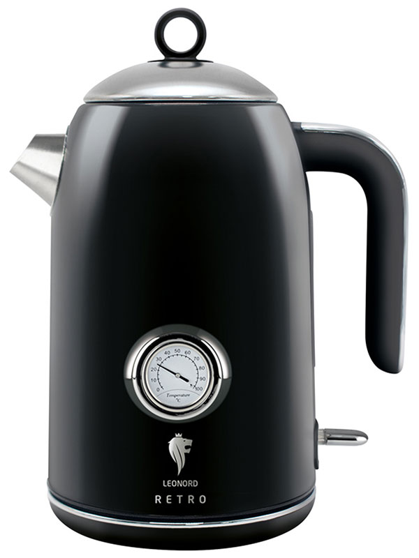 Изображение товара Чайник электрический Leonord LE-1903/2, RETRO, 1.7 л., черный (105842)