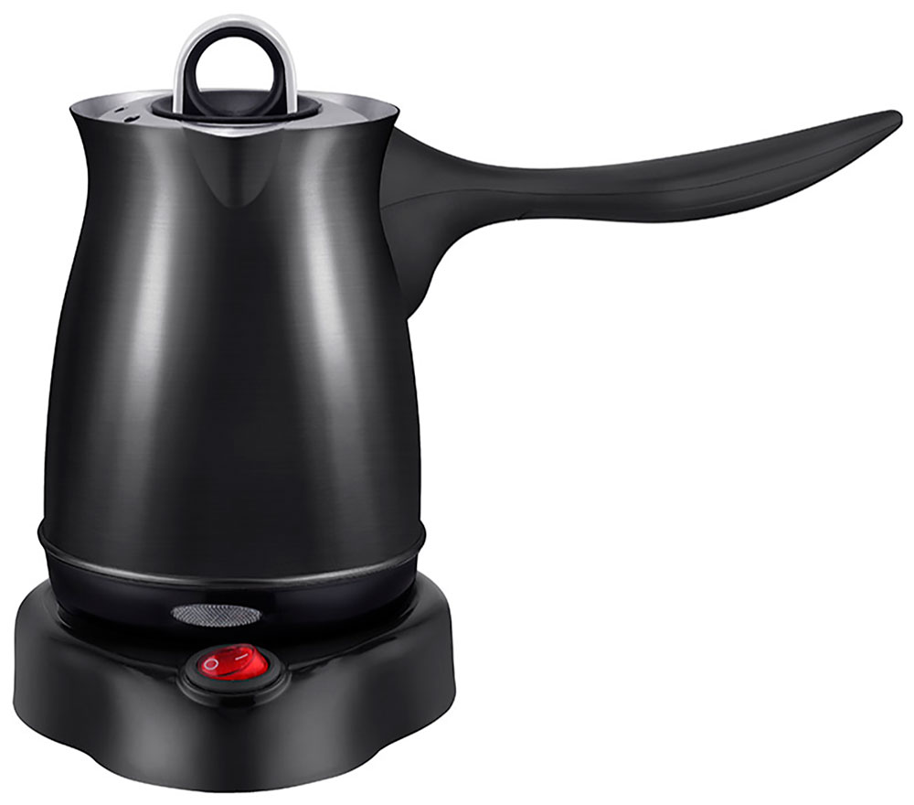 Изображение товара Электрическая турка Energy EN-296 500 мл черный металл с защитой и индикатором