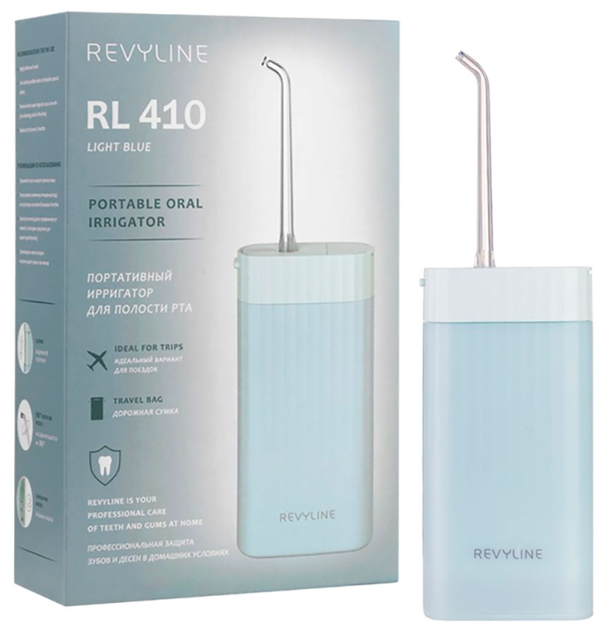 Портативный ирригатор Revyline RL 410, голубой Портативный ирригатор Revyline RL 410, голубой