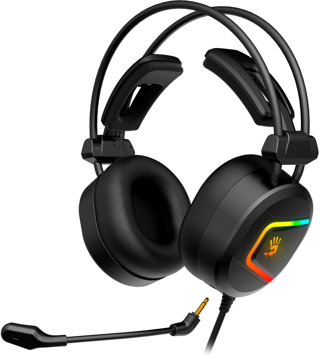 Изображение товара Наушники с микрофоном A4Tech Bloody MC750 черный USB мониторные