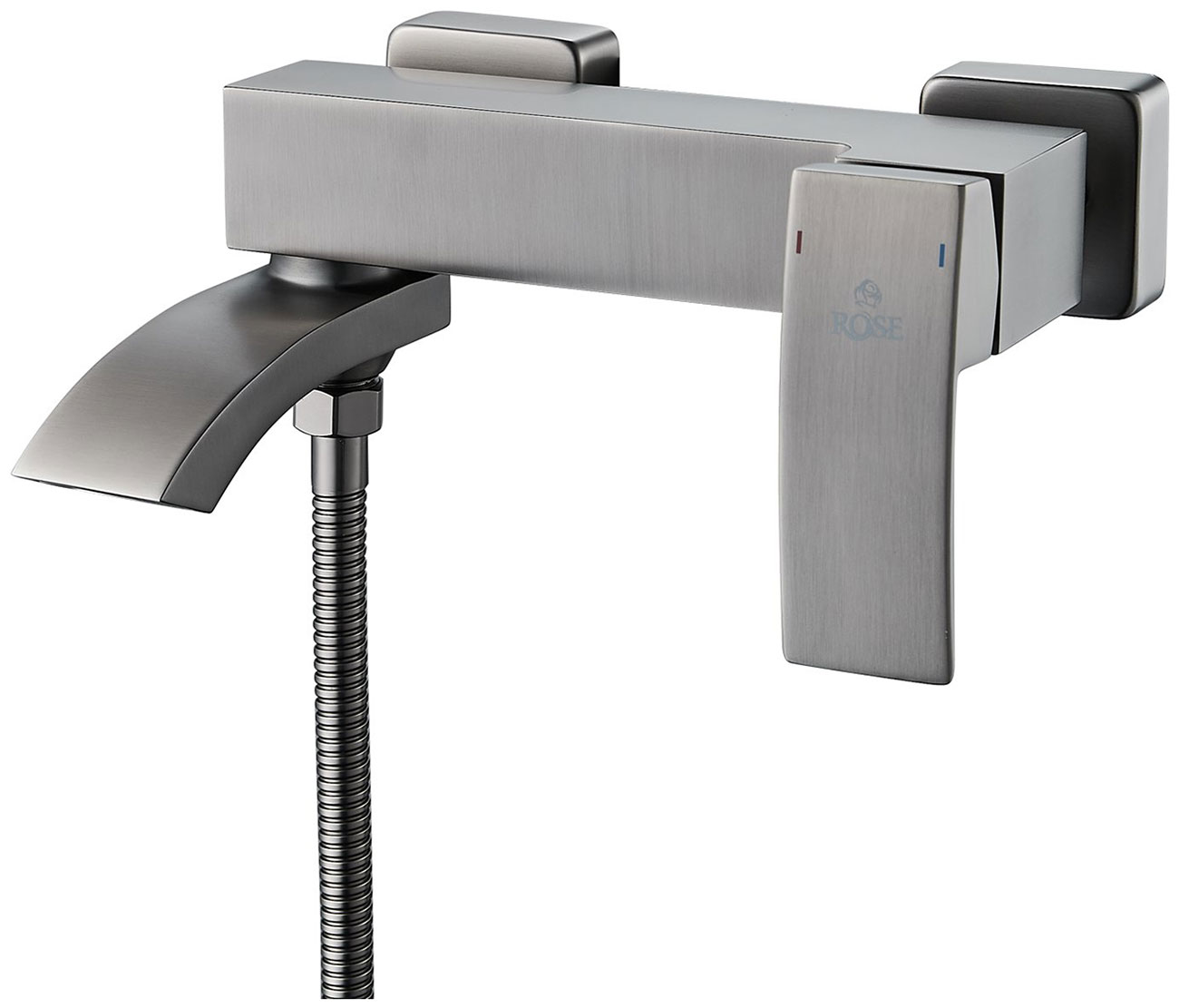 Изображение товара Смеситель для ванны Rose R15T пепельный с поворотным изливом 15.5 см