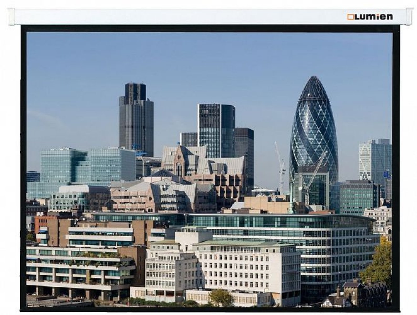 Изображение товара Экран Hiper LMC-100116 Lumien 208x300см Master Control 16:9 настенно-потолочный рулонный белый (моторизованный привод)