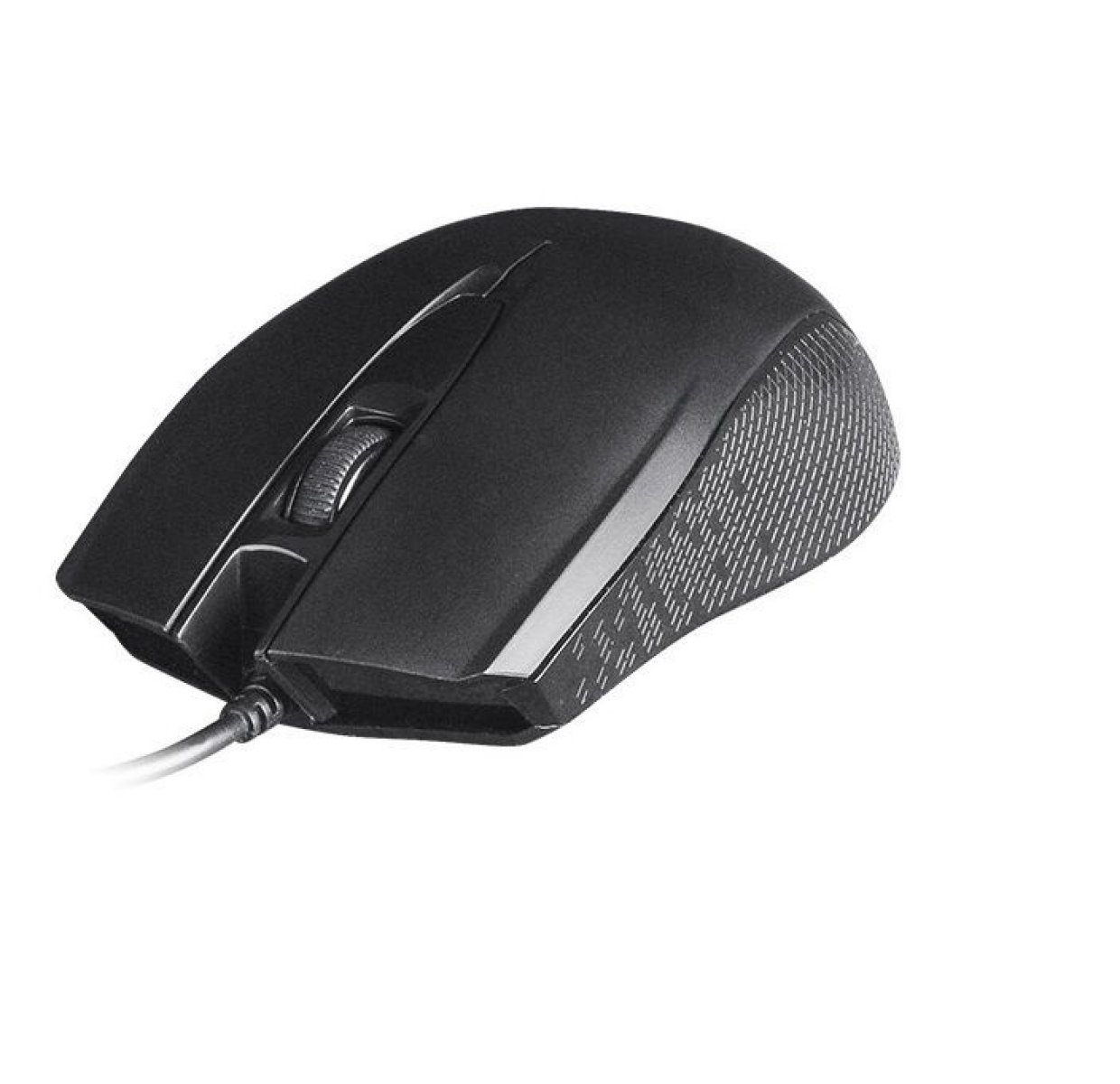 Изображение товара Оптическая мышь A4Tech OP-760 черная с USB, 1200dpi, дизайн для правой и левой руки