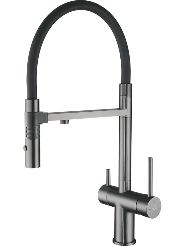 Изображение товара Кухонный смеситель Rose R958T пепельный латунь однорычажный с аэратором