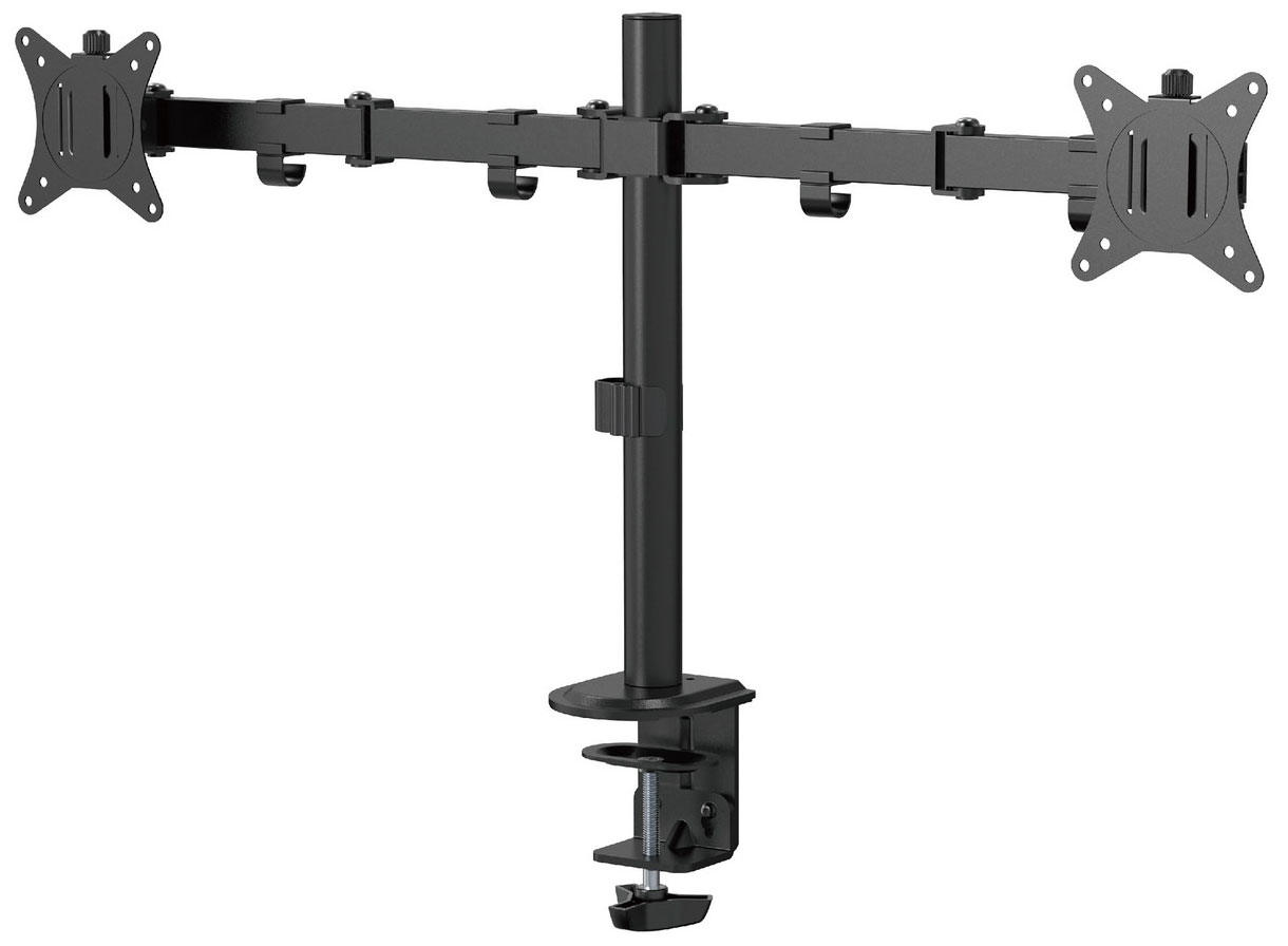 Изображение товара Кронштейн настольный UniTeki FMT72 black для двух мониторов