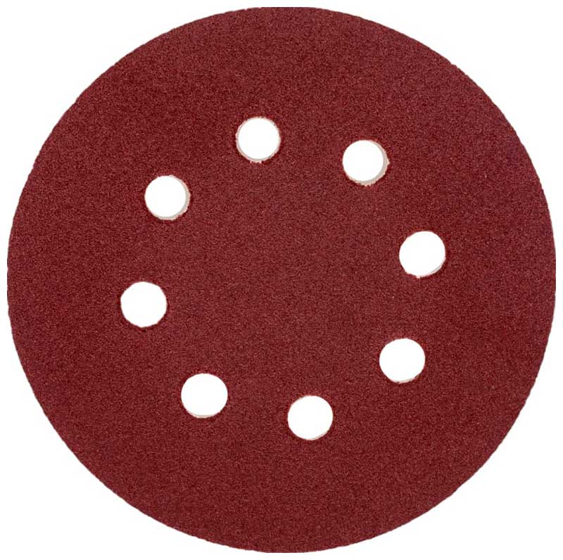 Изображение товара Шлифовальный круг Sturm! под липучку, D125мм, зернистость 150, 8 отверстий (9010-1258-150 ) 5 штук