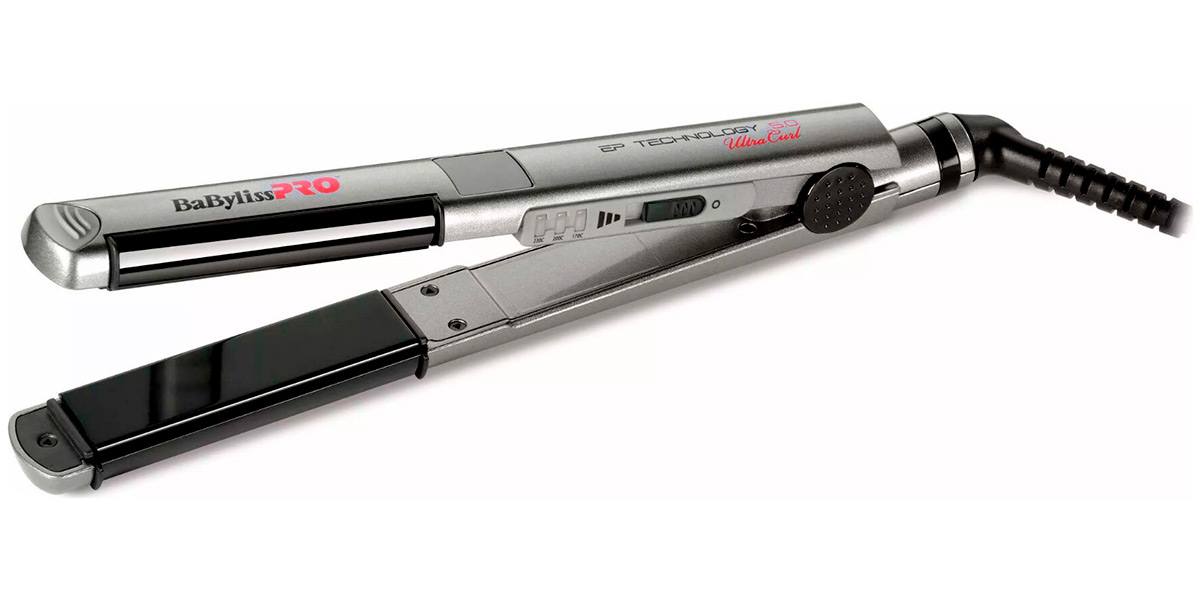 Выпрямитель для волос Babyliss Pro с покрытием, EP Technology 5.0 Ultra Curl