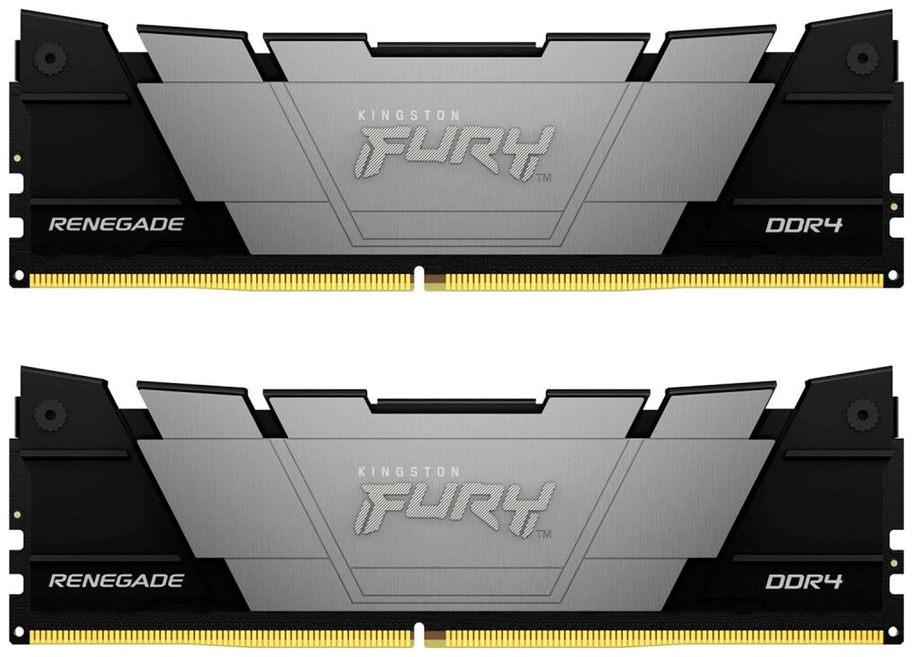 Изображение товара ООперативная память Kingston DDR4 32GB 3200MHz FURY Renegade Black двухканальная модульная