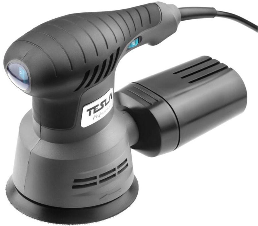 Изображение товара Шлифовальная машинка орбитальная Tesla 300 Вт, диаметр 125 мм, 5000-13000 об/мин (TS300A)