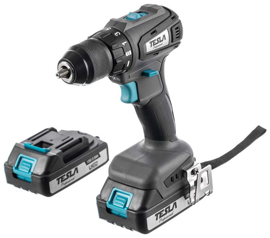 

Дрель аккумуляторная Tesla TCD18BL