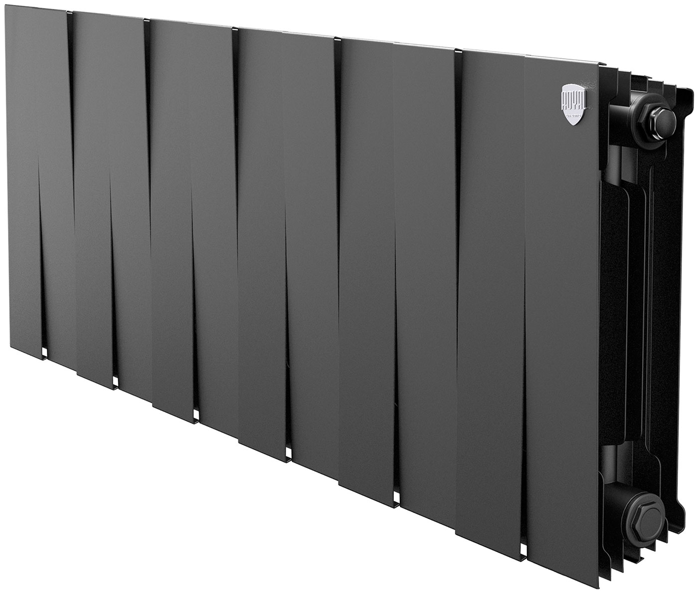 Изображение товара Радиатор Royal Thermo PianoForte 300 Noir Sable биметаллический 12 секций