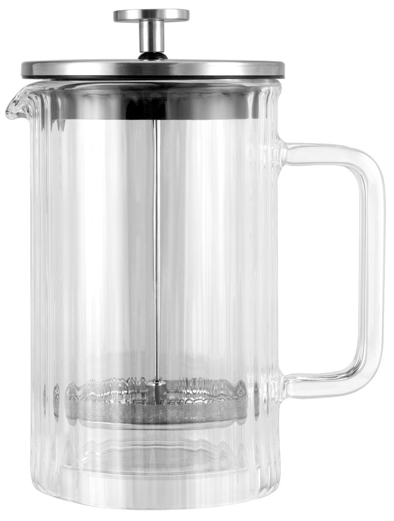 Изображение товара Френч-пресс TalleR TR-32342, 600 мл, стекло и нержавеющая сталь, стильный дизайн