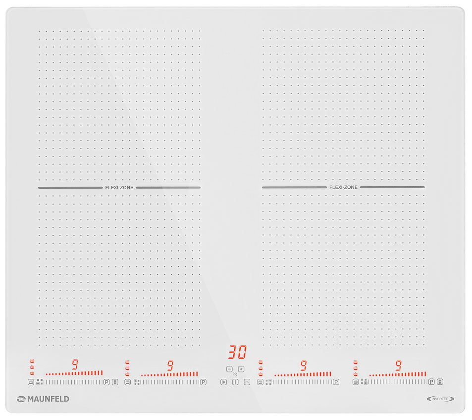 

Электрическая варочная панель Maunfeld CVI594SF2WH Inverter, Белый