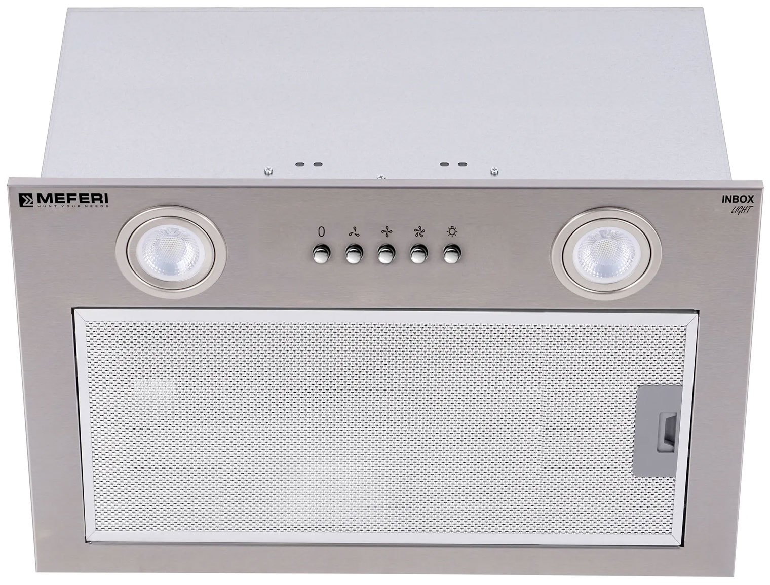 

Вытяжка Meferi INBOX45IX LIGHT, Нержавеющая сталь