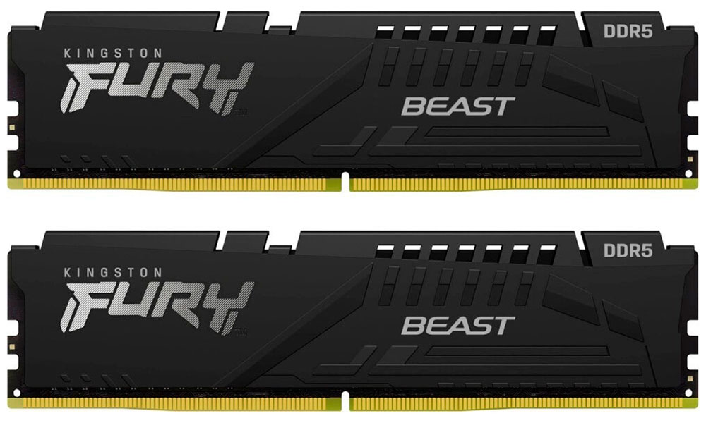 Изображение товара Kingston DDR5 32Gb (2x16Gb) 6400MHz Fury Beast Оперативная память