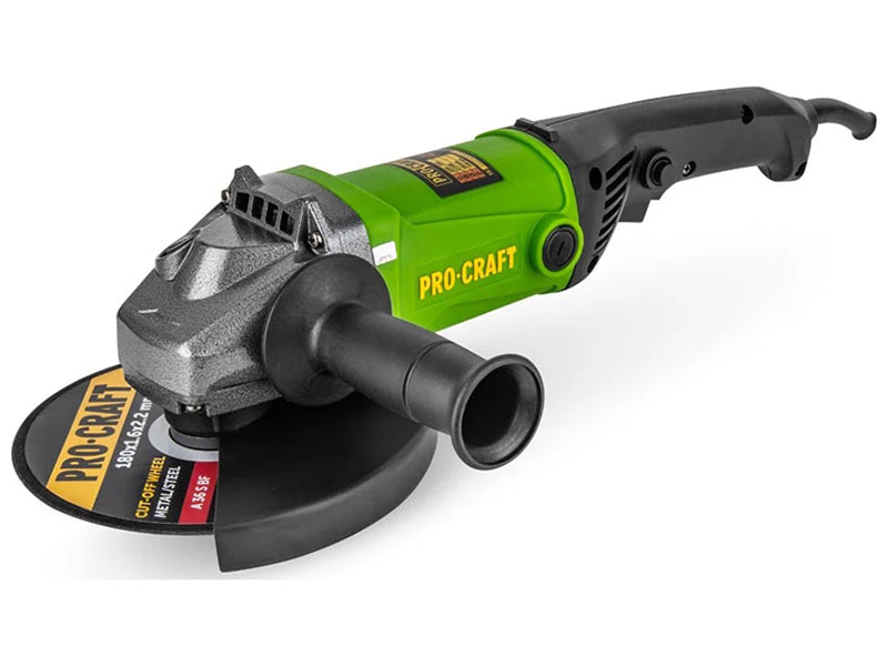 Изображение товара Профессиональная углошлифовальная машина Procraft PW 2150/180 180 мм 2150 Вт