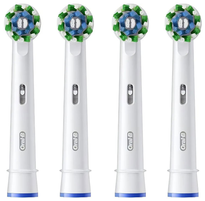 Насадки для зубной щетки Oral-B EB50RX PRO Cross Action 4 шт, с Х-образными щетинками Насадки для зубной щетки Oral-B EB50RX PRO Cross Action 4 шт, с Х-образными щетинками