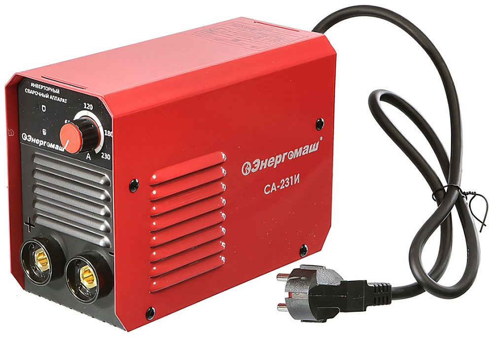 Изображение товара Сварочный инвертор Энергомаш СА-231И, 230А, ПВ 60%, 170-250В (HotStart/AntiStick/ArcForce)