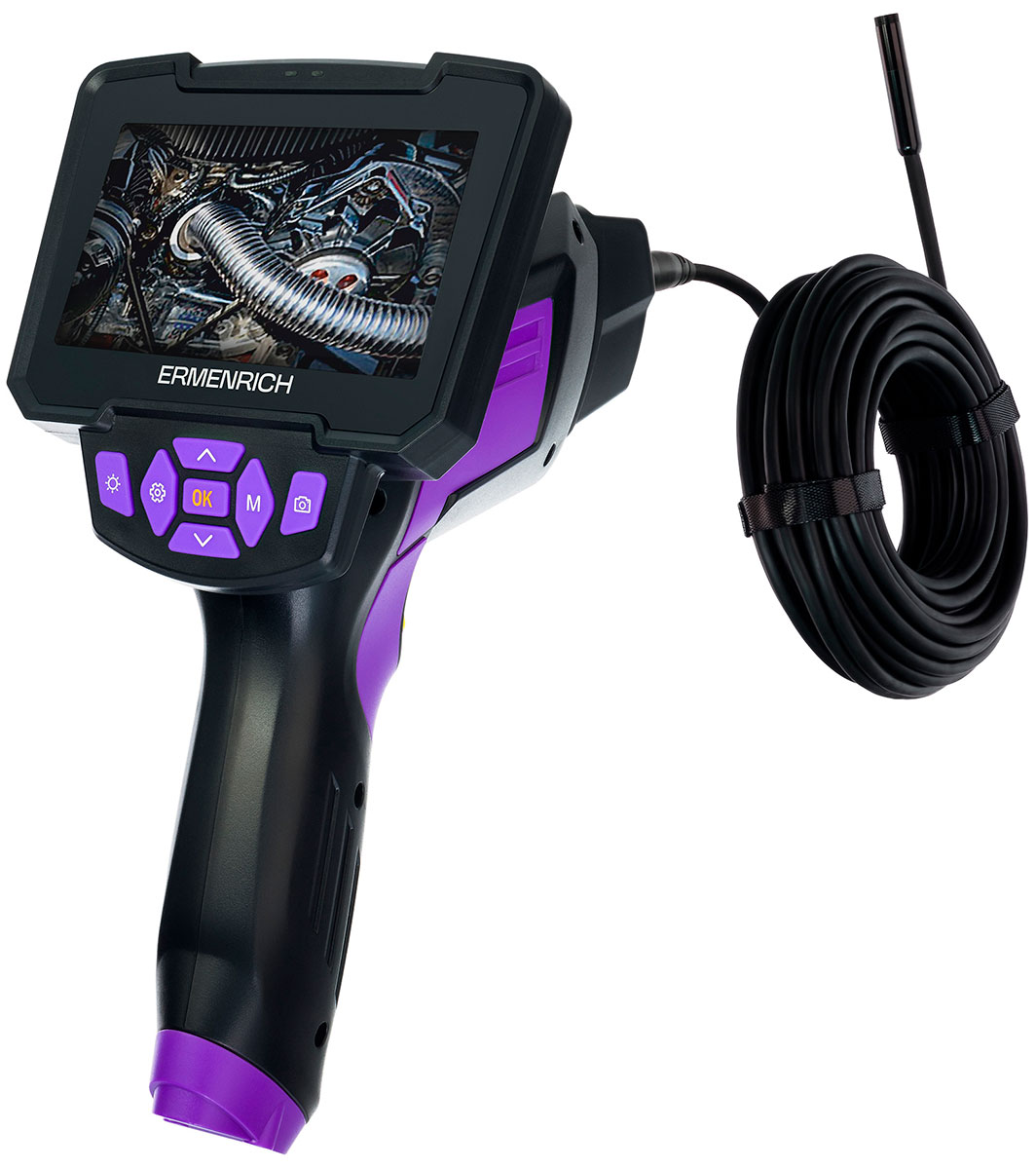 Изображение товара Видеоэндоскоп Ermenrich Seek VE70 с двумя HD-камерами 10м водозащита IP67