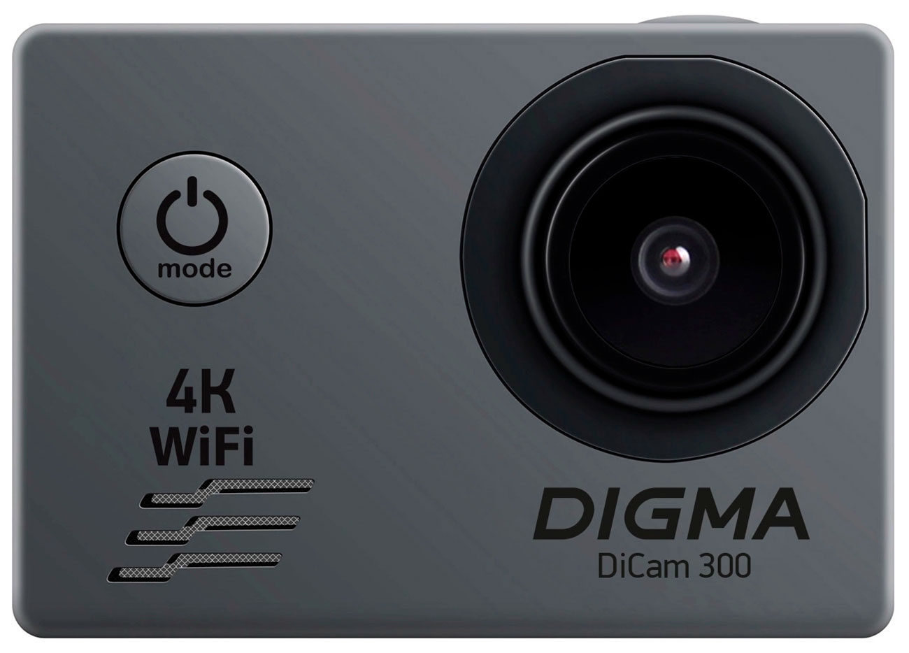 Экшн-камера Digma DiCam 300, серый Экшн-камера Digma DiCam 300, серый