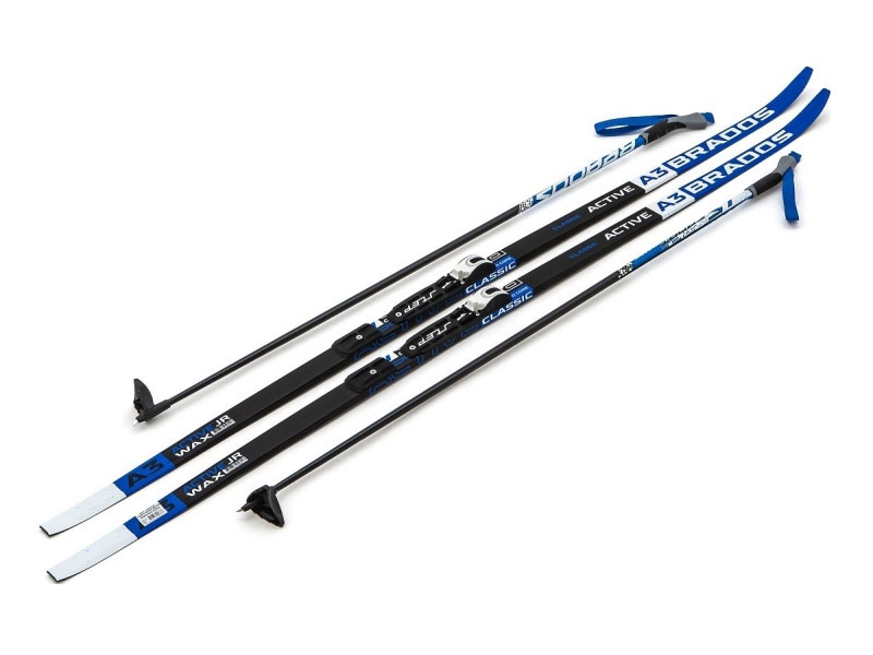 Изображение товара Лыжи беговые STC NNN - 190 WAX Brados Active A3 Blue