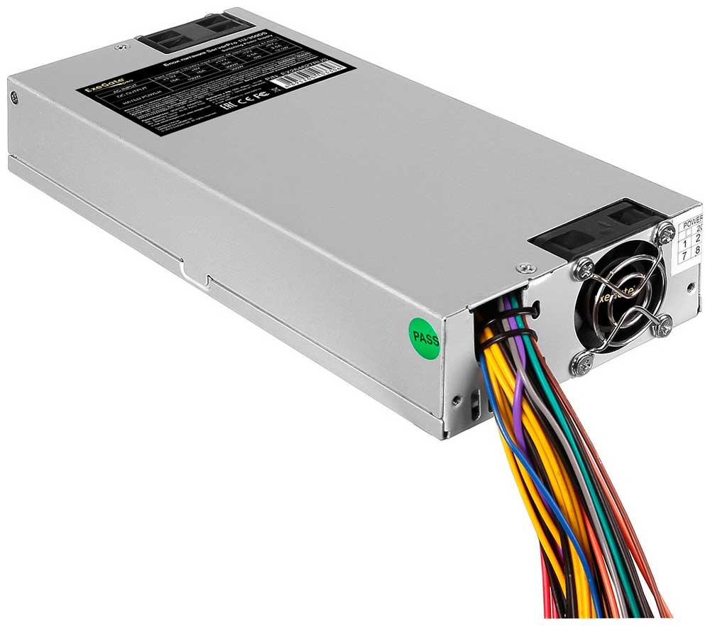 Изображение товара Серверный блок питания ExeGate ServerPRO-1U-350DS 350W 1U надежный серверный источник питания
