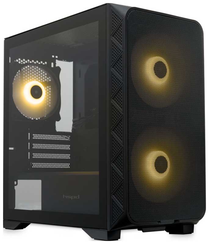 Изображение товара Компьютерный корпус HSPD M321 (M321-TGBK-ARGB)