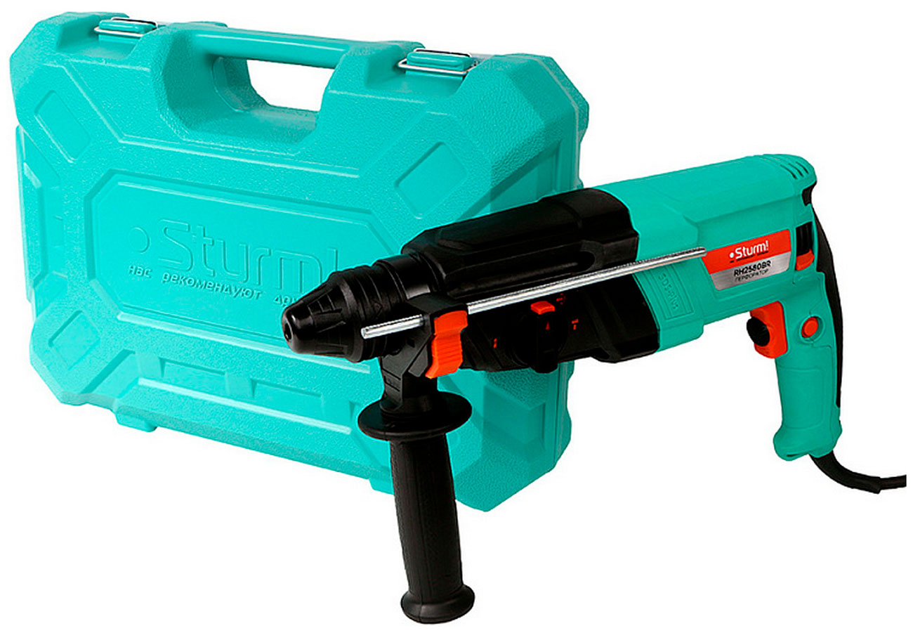 Изображение товара Перфоратор Sturm! RH2580BR 800 Вт SDS Plus 26 мм ударный дрель