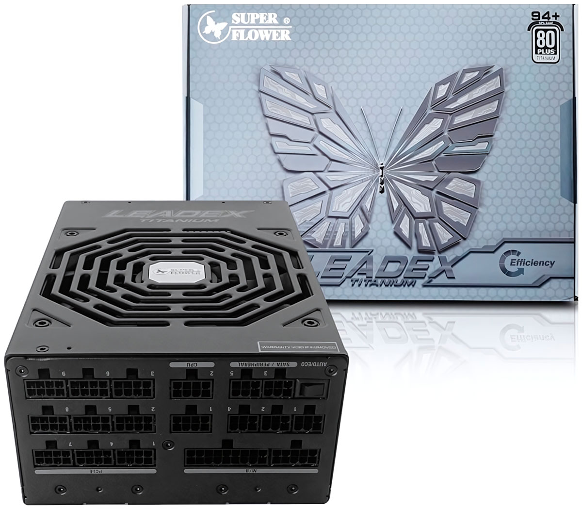 Изображение товара Блок питания Super Flower Leadex Titanium 1600W ATX модульный 80 PLUS Titanium