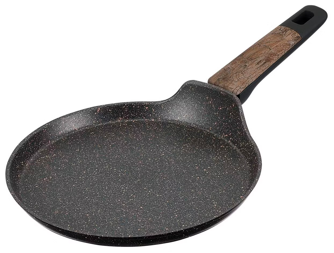 Изображение товара Индукционная блинная сковорода Regent inox Linea ALBERO 22 см черная/коричневая