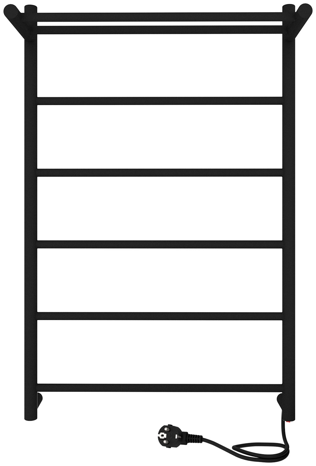 Изображение товара Электрический полотенцесушитель Indigo Line, с полкой, черный муар (LСLE80-50BRPR)