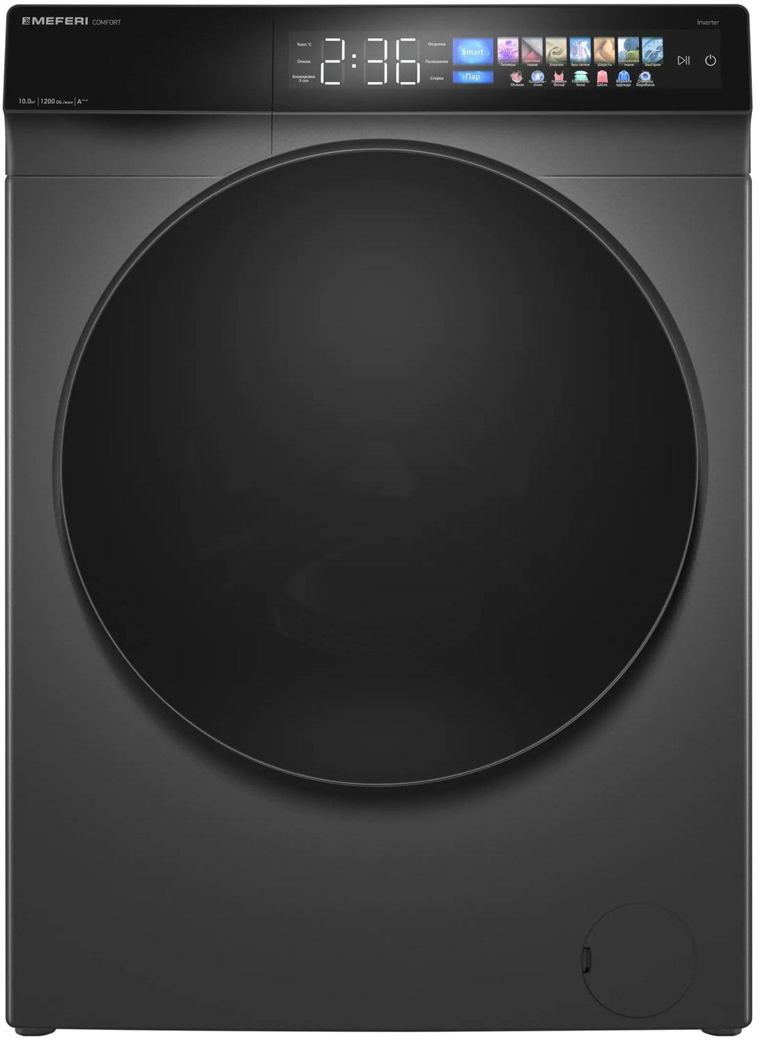 Изображение товара Стиральная машина Meferi MFW101216GR COMFORT