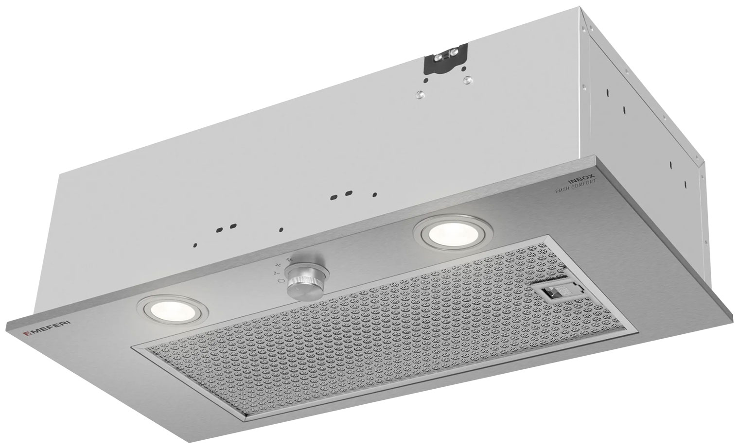 Изображение товара Вытяжка кухонная MEFERI INBOX60IX PUSH COMFORT из нержавеющей стали