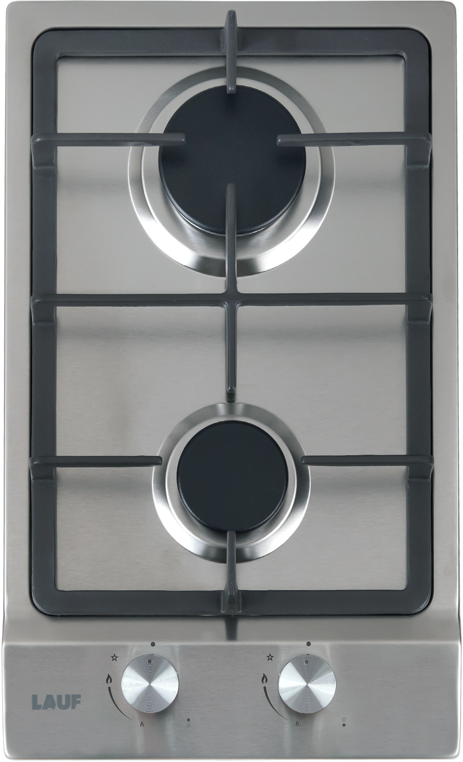 Изображение товара Газовая варочная панель Lauf PG-305 двухkonфорокнная нержавеющая сталь