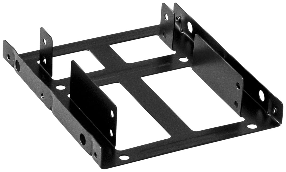 Изображение товара Салазки (переходник) ExeGate HD-22T3M, для установки 2xHDD/SSD 2.5 в отсек 3.5 (EX292544RUS)