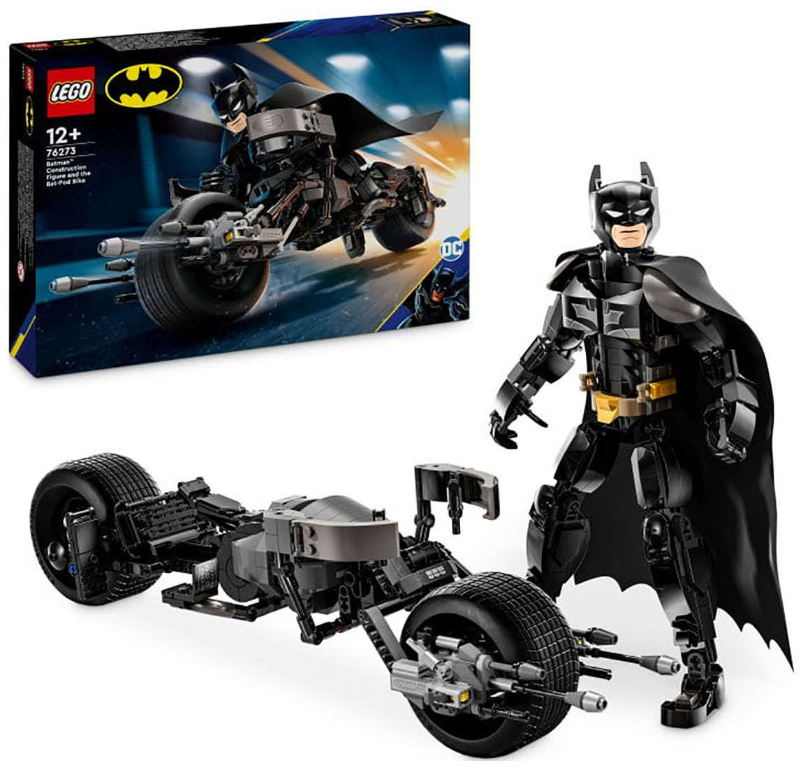 Изображение товара Конструктор Lego Super Heroes DC Фигура Бэтмена и Бэтцикл (76273) Изображение товара Конструктор Lego Super Heroes DC Фигура Бэтмена и Бэтцикл (76273)