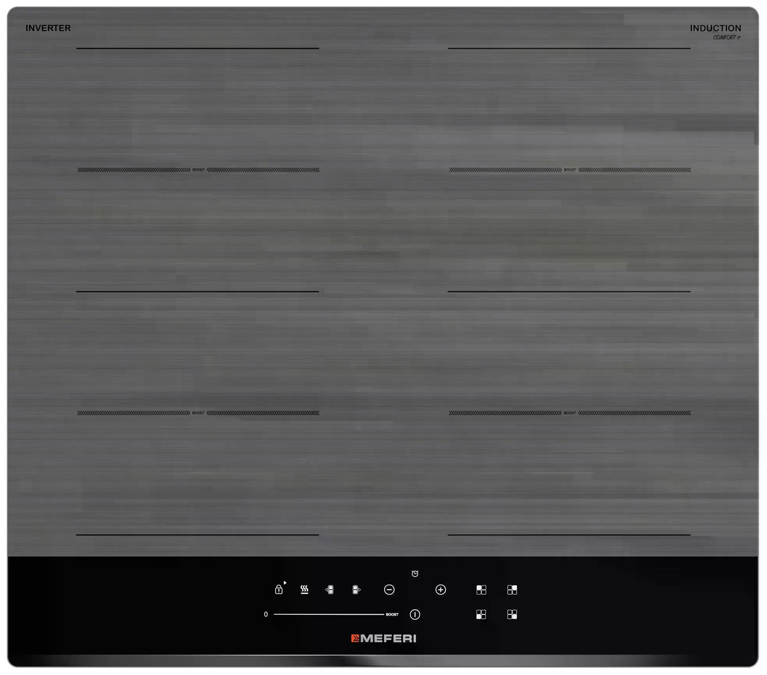 

Электрическая варочная панель Meferi MIH604GR POWER, Серый