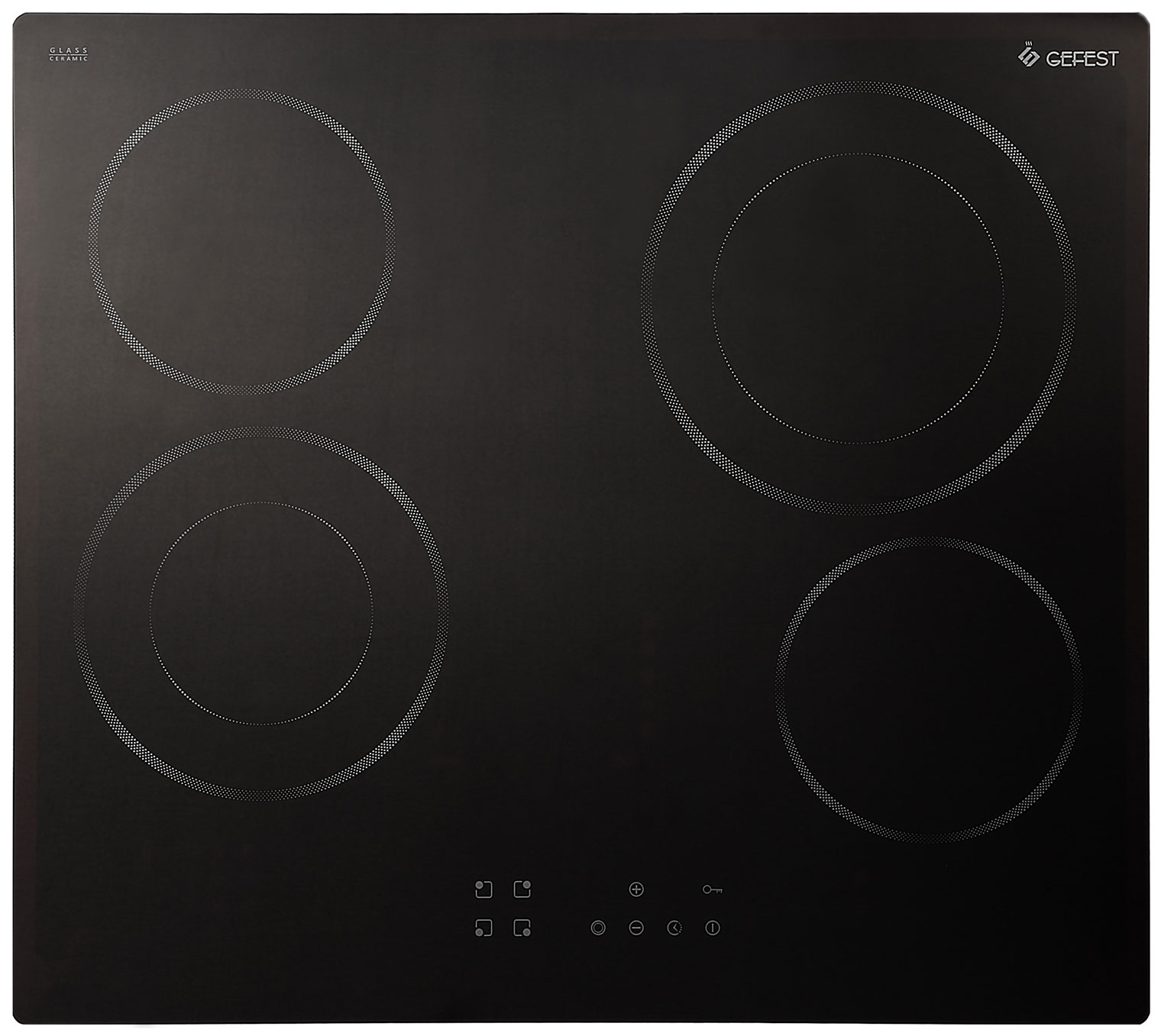 Изображение товара Электрическая варочная панель Gefest ПВЭ 4233 К6 сенсорная 4 конфорки