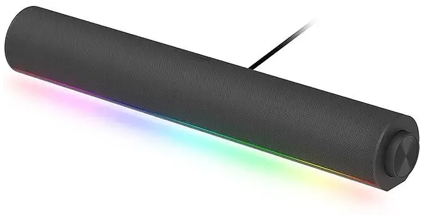 Изображение товара Саундбар Xiaomi Desktop Speaker QBH4276GL 2.0 с Bluetooth подсветкой черный 10 Вт