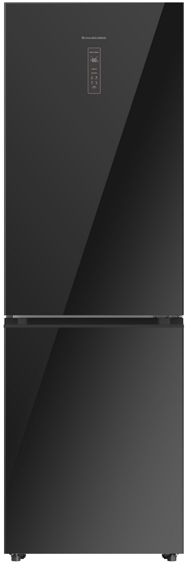

Двухкамерный холодильник Schaub Lorenz SLU S344GY7EI, Черное стекло