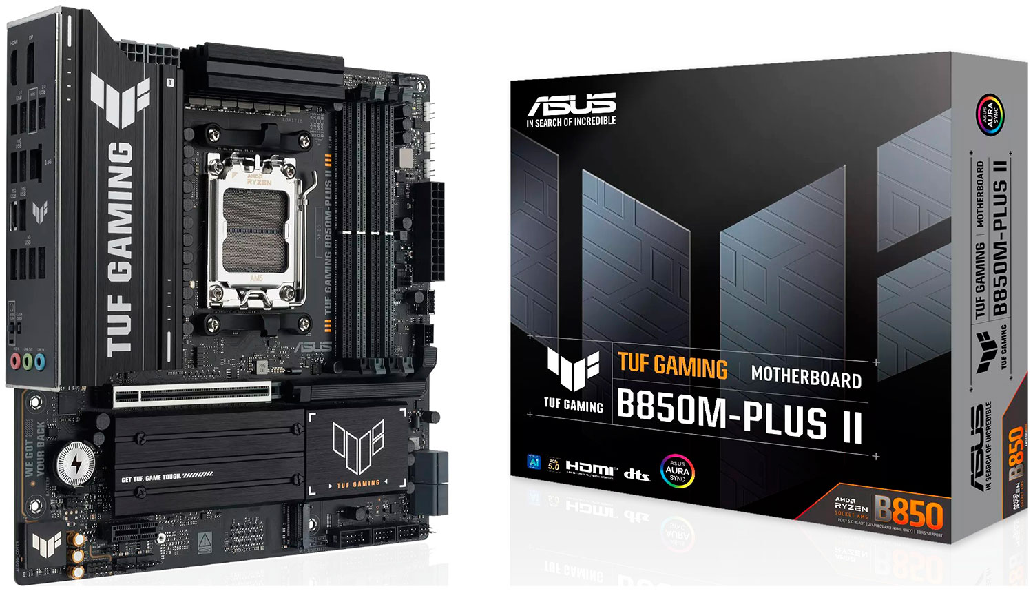Изображение товара Материнская плата Asus TUF GAMING B850M-PLUS II AM5 MicroATX