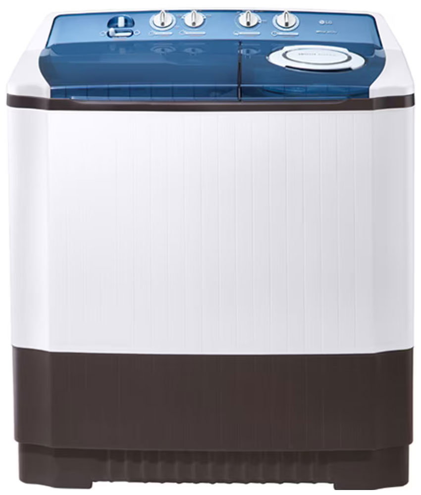 

Активаторная стиральная машина LG P1961RWPT, Белый/коричневый/синий